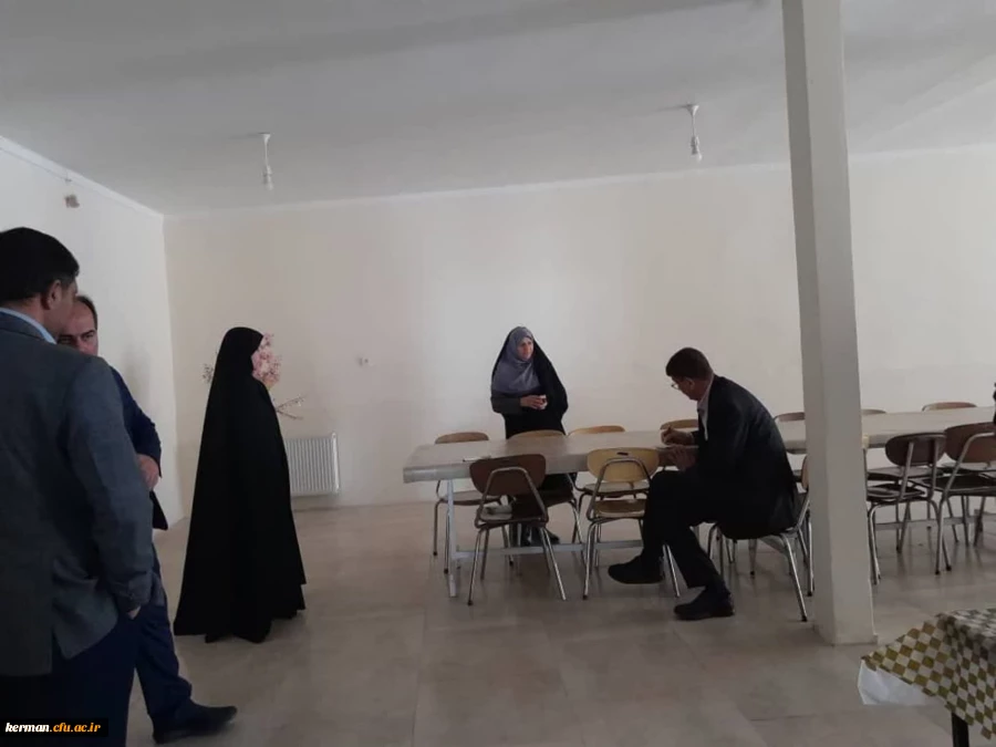 بازدید میدانی هیئت نظارت  وارزیابی سازمان مرکزی دانشگاه فرهنگیان از مرکز رفسنجان 2