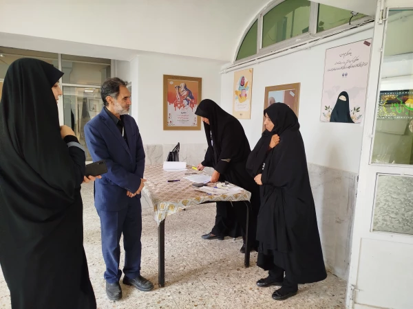 بازدیدرئیس دانشگاه فرهنگیان استان کرمان ازحوزه ارزیابی شایستگی های معلمی در پردیس شهید باهنر (خواهران) 2