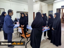 بازدیدرئیس دانشگاه فرهنگیان استان کرمان ازحوزه ارزیابی شایستگی های معلمی در پردیس شهید باهنر (خواهران) 2