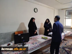 بازدیدرئیس دانشگاه فرهنگیان استان کرمان ازحوزه ارزیابی شایستگی های معلمی در پردیس شهید باهنر (خواهران) 2