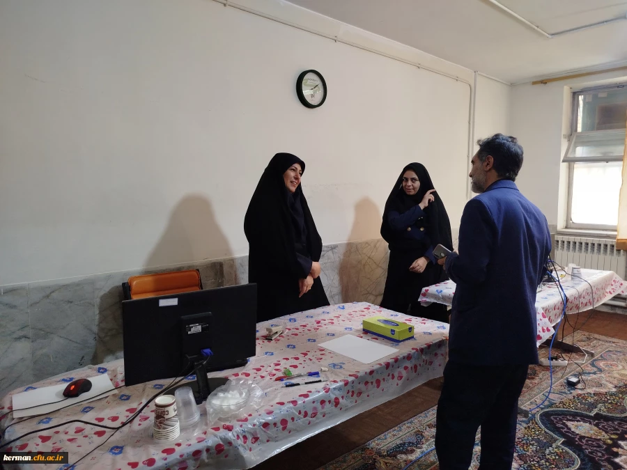 بازدیدرئیس دانشگاه فرهنگیان استان کرمان ازحوزه ارزیابی شایستگی های معلمی در پردیس شهید باهنر (خواهران) 2