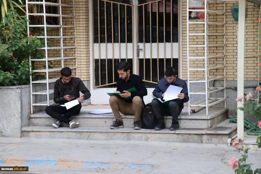 دومین روز یزگزاری فرآیند ارزیابی شایستگی های معلمی داوطلبان ورود به دانشگاه فرهنگیان در دانشگاه فرهنگیان کرمان 5