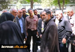 رئیس دانشگاه فرهنگیان استان از حوزه های ارزیابی دانشگاه فرهنگیان کرمان بازدید کرد 9