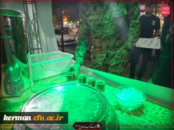 اولین روز از فعالیت موکب هیئت مکتب الصادق(ع)دانشگاه فرهنگیان کرمان 3