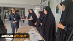 بازدید رئیس دانشگاه فرهنگیان استان از حوزه ارزیابی پردیس شهید باهنر(خواهران)  2