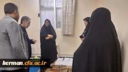 بازدید رئیس دانشگاه فرهنگیان استان از حوزه ارزیابی پردیس شهید باهنر(خواهران)  4