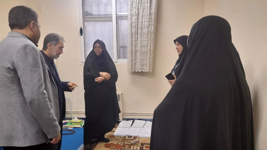 بازدید رئیس دانشگاه فرهنگیان استان از حوزه ارزیابی پردیس شهید باهنر(خواهران)  4