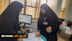 بازدید رئیس دانشگاه فرهنگیان استان از حوزه ارزیابی پردیس شهید باهنر(خواهران)  5