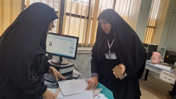 بازدید رئیس دانشگاه فرهنگیان استان از حوزه ارزیابی پردیس شهید باهنر(خواهران)  5