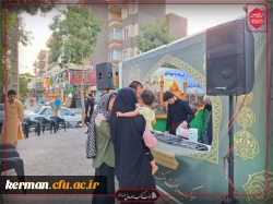 موکب هیئت مکتب الصادق(ع)دانشگاه فرهنگیان کرمان برپا شد 2