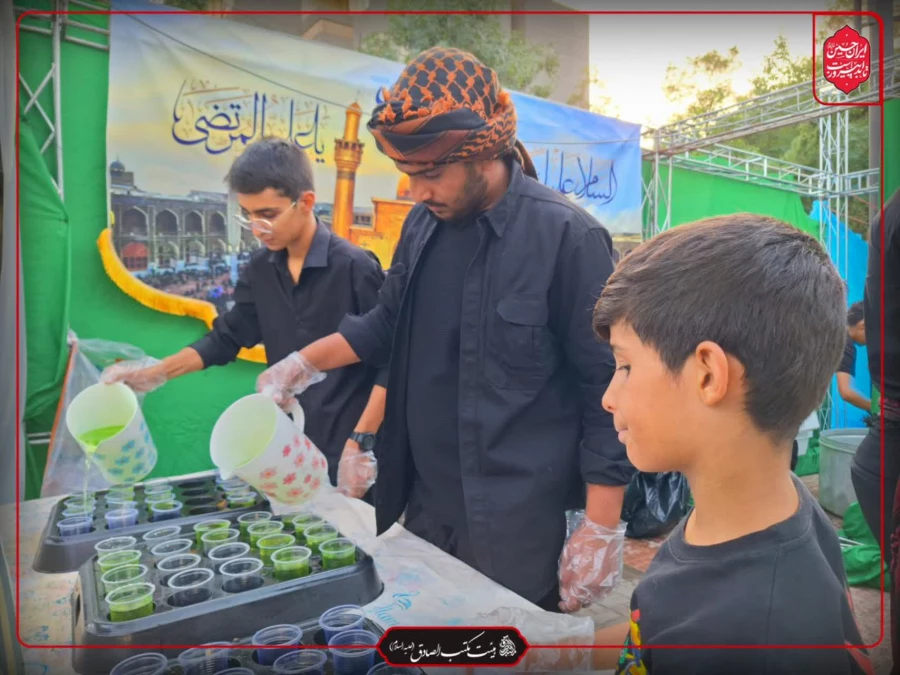 موکب هیئت مکتب الصادق(ع)دانشگاه فرهنگیان کرمان برپا شد 2