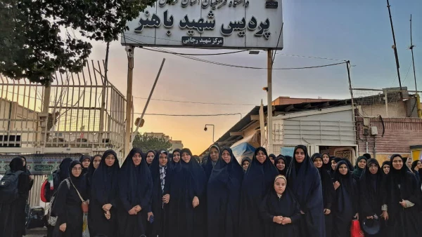 بدرقه  کاروان دانشجومعلمان خواهر اعزامی به پیاده روی اربعین حسینی دانشگاه فرهنگیان استان کرمان 2