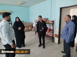 بازدید رئیس دانشگاه فرهنگیان استان از مرکز امیرکبیر جیرفت 3