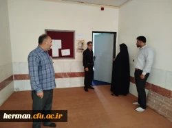 بازدید رئیس دانشگاه فرهنگیان استان از مرکز امیرکبیر جیرفت 6