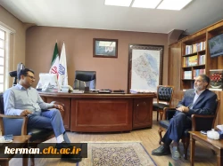 دیداررئیس دانشگاه فرهنگیان استان ومدیرکل نوسازی ،توسعه و تجهیز مدارس استان کرمان  2