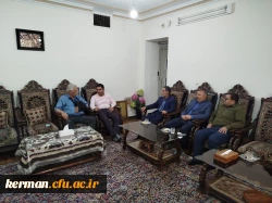 دیدار رئیس دانشگاه فرهنگیان استان با خیر رفسنجانی  2