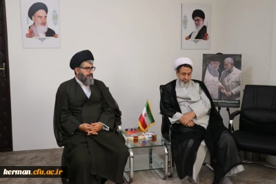 دیدار معاون پژوهش و فناوری دانشگاه فرهنگیان کشور با نماینده ولی فقیه در استان و امام جمعه کرمان