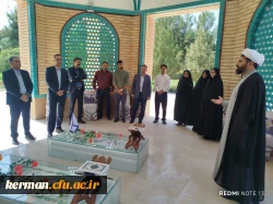 ادای احترام رئیس وکارکنان دانشگاه فرهنگیان استان کرمان به مقام شامخ شهداء به مناسبت هفته دفاع مقدس 4