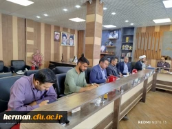 رئیس دانشگاه فرهنگیان استان در دیدار با مدیر کل کانون پرورشی فکری کودکان و نوجوانان برتقویت مهارت های دانشجو معلمان با استفاده ازظرفیت های کانون پرورش فکری کودکان و نوجوانان تاکید کرد.  2