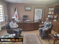 دیدار رئیس دانشگاه فرهنگیان استان با مدیر کل نوسازی مدارس استان کرمان  2
