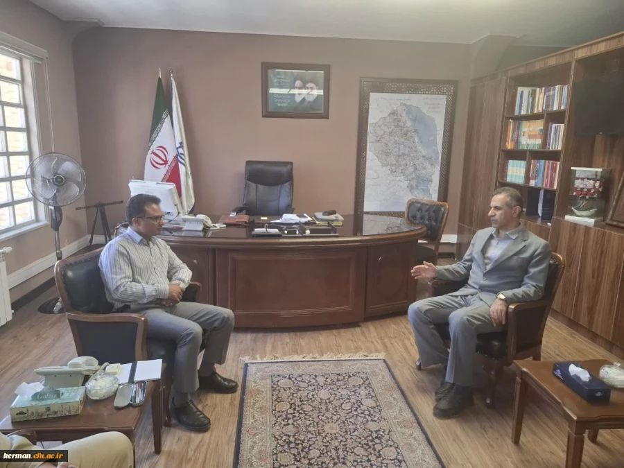 دیدار رئیس دانشگاه فرهنگیان استان با مدیر کل نوسازی مدارس استان کرمان  2