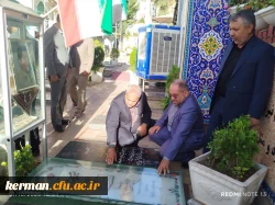 ادای احترام رئیس بسیج اساتید دانشگاه فرهنگیان کشور به مقام شهید حاج قاسم سلیمانی 3