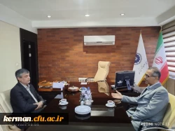 دیدار رئیس دانشگاه فرهنگیان استان با رئیس اتاق بازرگانی،صنایع معادن و کشاورزی کرمان 2
