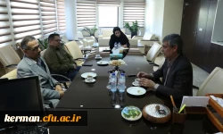 دیدار رئیس دانشگاه فرهنگیان استان با رئیس اتاق بازرگانی،صنایع معادن و کشاورزی کرمان 3