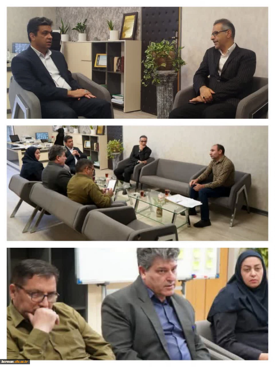 دیدار رئیس دانشگاه فرهنگیان استان با شهردار منطقه چهارکرمان 4