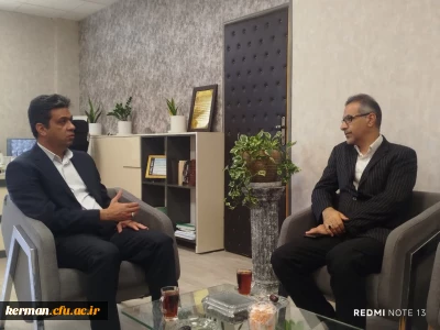 دیدار رئیس دانشگاه فرهنگیان استان با شهردار منطقه چهارکرمان