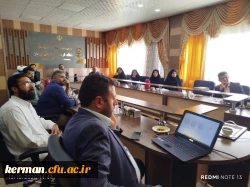 رئیس دانشگاه فرهنگیان استان در دیدار با رئیس حوزه هنری استان برتقویت مهارت های دانشجو معلمان با استفاده ازظرفیت های حوزه هنری تاکید کرد.  2