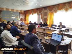 رئیس دانشگاه فرهنگیان استان در دیدار با رئیس حوزه هنری استان برتقویت مهارت های دانشجو معلمان با استفاده ازظرفیت های حوزه هنری تاکید کرد.  5