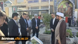 ادای احترام ریاست دانشگاه فرهنگیان کشور به مقام شهید حاج قاسم سلیمانی 7