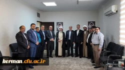 دیدار رئیس دانشگاه فرهنگیان کشور با نماینده ولی فقیه در استان و امام جمعه کرمان 2