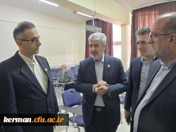 بازدید رئیس دانشگاه فرهنگیان کشور از پردیس شهید باهنر کرمان 2