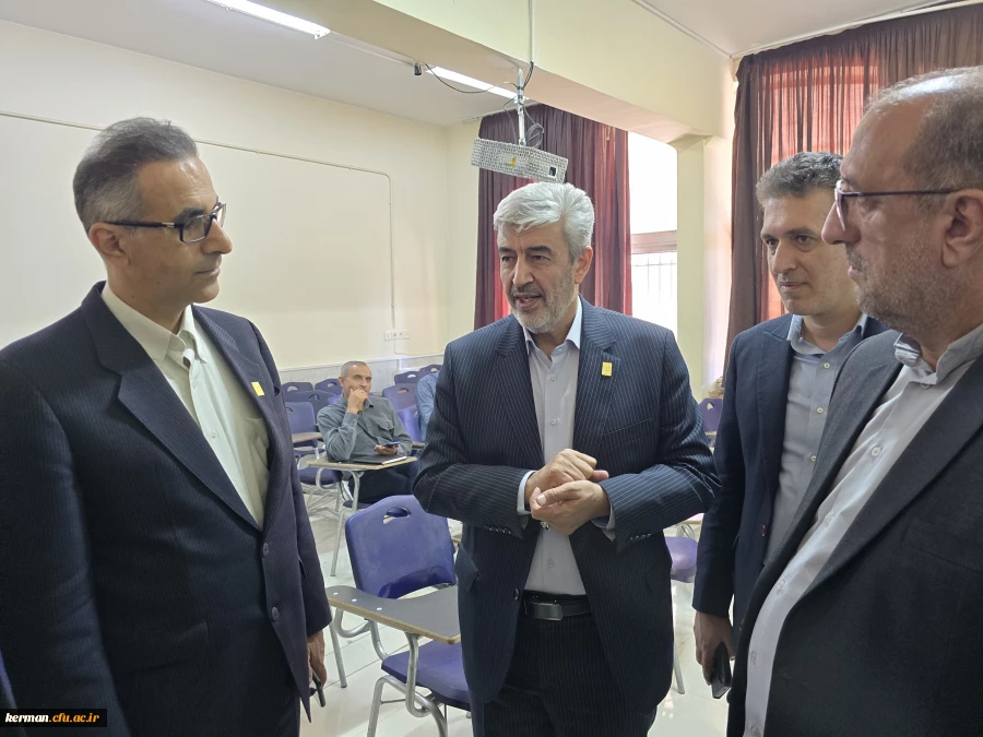 بازدید رئیس دانشگاه فرهنگیان کشور از پردیس شهید باهنر کرمان 2