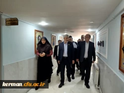 بازدید رئیس دانشگاه فرهنگیان کشور از پردیس شهید باهنر کرمان 5