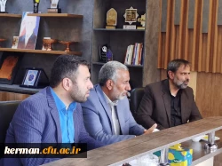 دیدار دکتر بلوردی  با رئیس هسته گزینش اداره کل آموزش وپرورش استان کرمان 4
