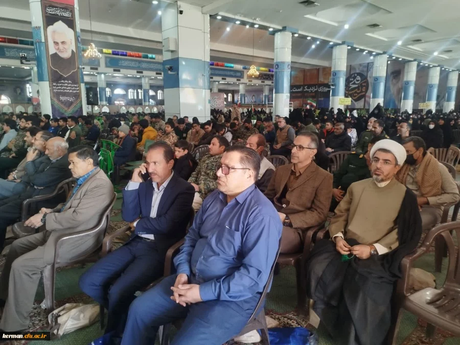 حضور دانشگاهیان دانشگاه فرهنگیان کرمان در رزمایش اقتدار بسیجیان  6