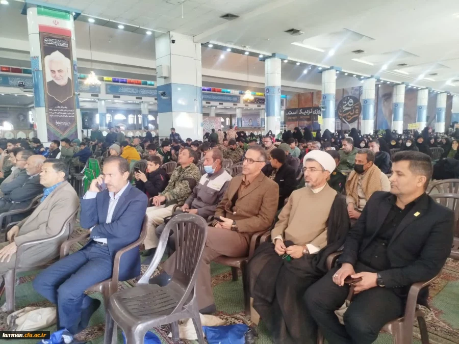 حضور دانشگاهیان دانشگاه فرهنگیان کرمان در رزمایش اقتدار بسیجیان  7