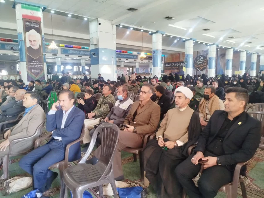 حضور دانشگاهیان دانشگاه فرهنگیان کرمان در رزمایش اقتدار بسیجیان  7