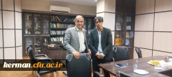 دیدار معاون دانشجویی و فرهنگی دانشگاه فرهنگیان استان با معاون فرهنگی دانشگاه شهید باهنر کرمان 2