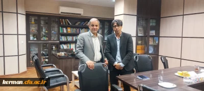 دیدار معاون دانشجویی و فرهنگی دانشگاه فرهنگیان استان با معاون فرهنگی دانشگاه شهید باهنر کرمان