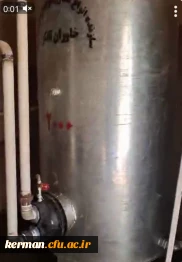 تعویض منبع های فرسوده آبگرم در پردیس شهید باهنر 3