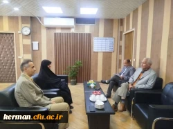 دیدار رئیس دانشگاه فرهنگیان استان با رئیس هیئت مدیره مجمع خیرین مدرسه ساز استان کرمان 3