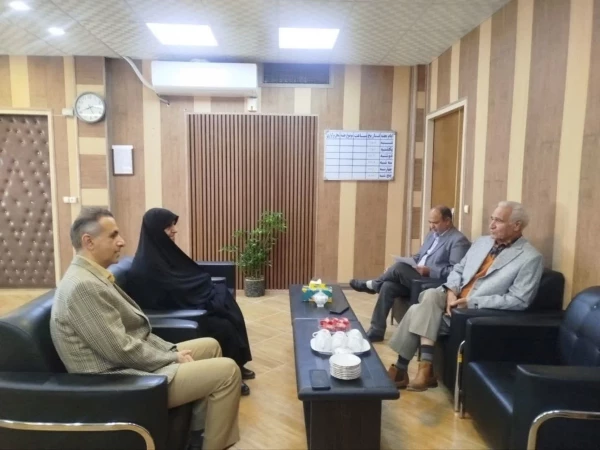 دیدار رئیس دانشگاه فرهنگیان استان با رئیس هیئت مدیره مجمع خیرین مدرسه ساز استان کرمان 3