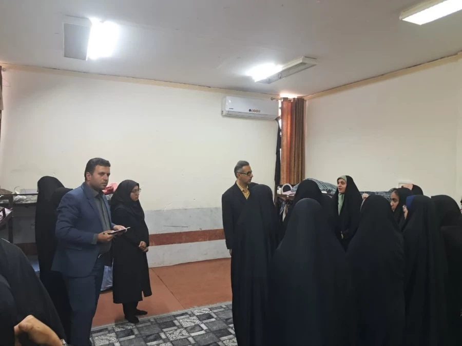  بازدید مسئولین دانشگاه فرهنگیان استان کرمان از خوابگاه دانشجویی واحد تابعه جیرفت 3