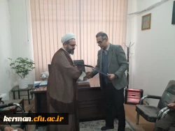امضای تفاهم نامه همکاری مشترک دانشگاه فرهنگیان کرمان و مرکز مدیریت حوزه های علمیه استان کرمان 3