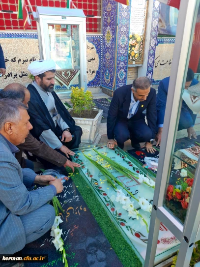 تجدید بیعت دانشگاه فرهنگیان کرمان با آرمان شهدا همزمان با آغاز دهه فجر