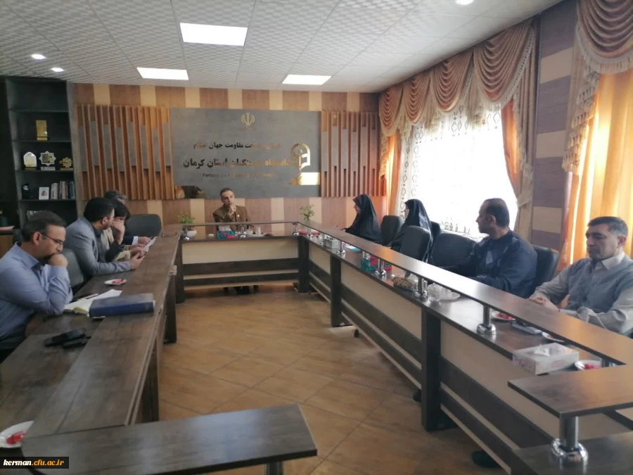 اولویت دهی به پروژه های پایانی سال و مستندسازی فعالیت ها در شورای عمرانی دانشگاه فرهنگیان کرمان 3